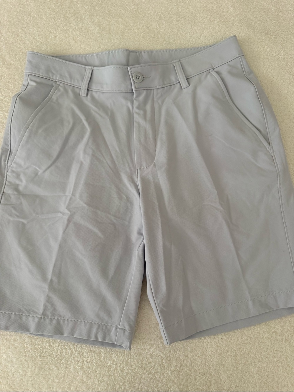 Under Armour Light Gray Men's Performance Shorts